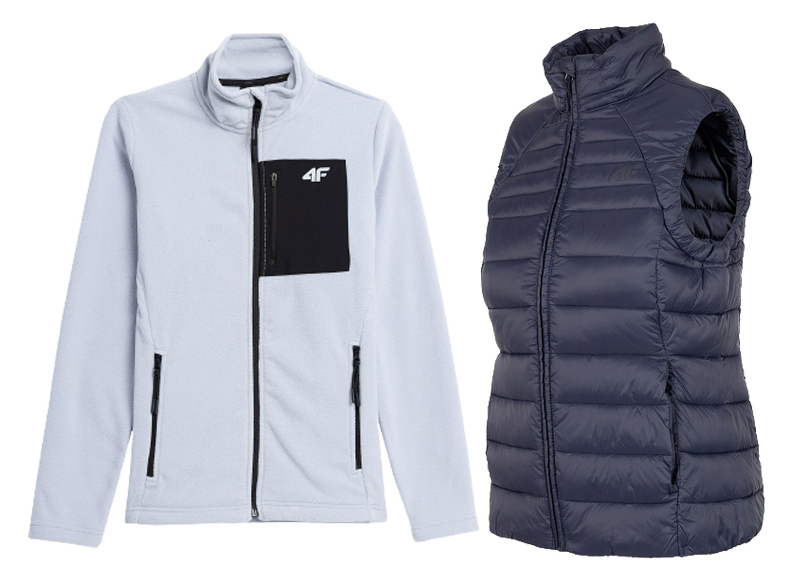 Dámský set 4F vesta fleece na zip Xs