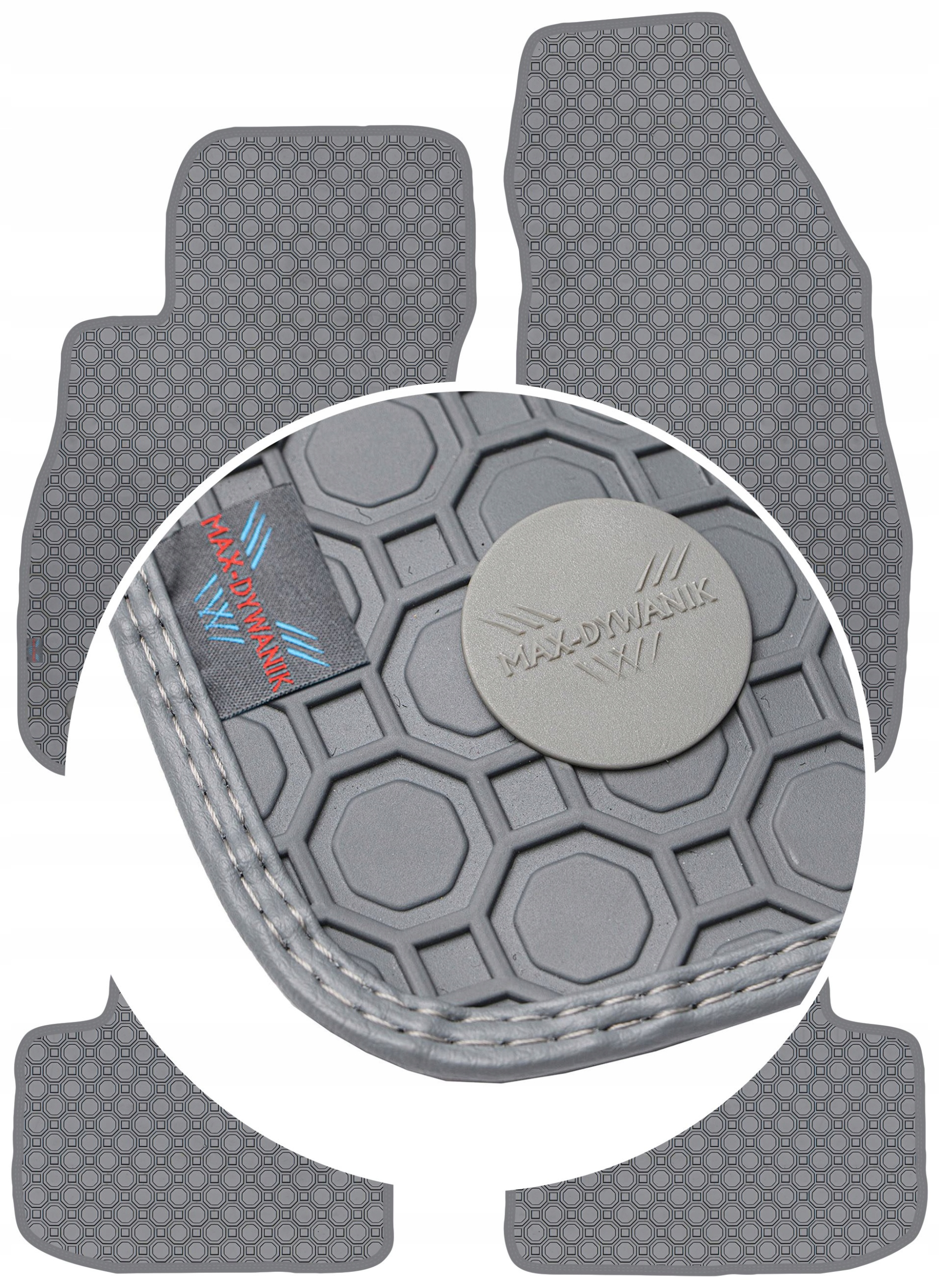 Fiat Grande Punto 2005-2009 Koberce Popielate