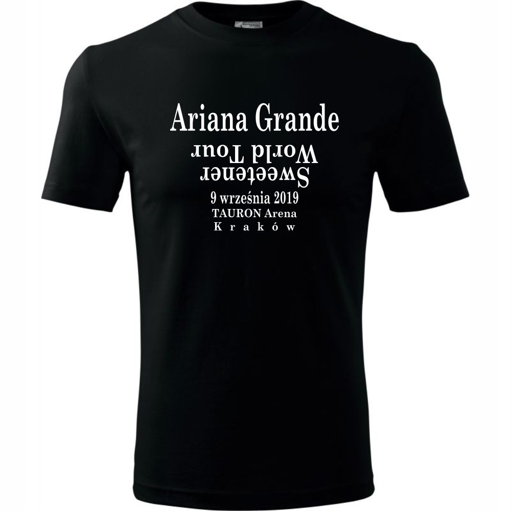 

Koszulka Męska Z Nadrukiem Koncert Ariana Grande