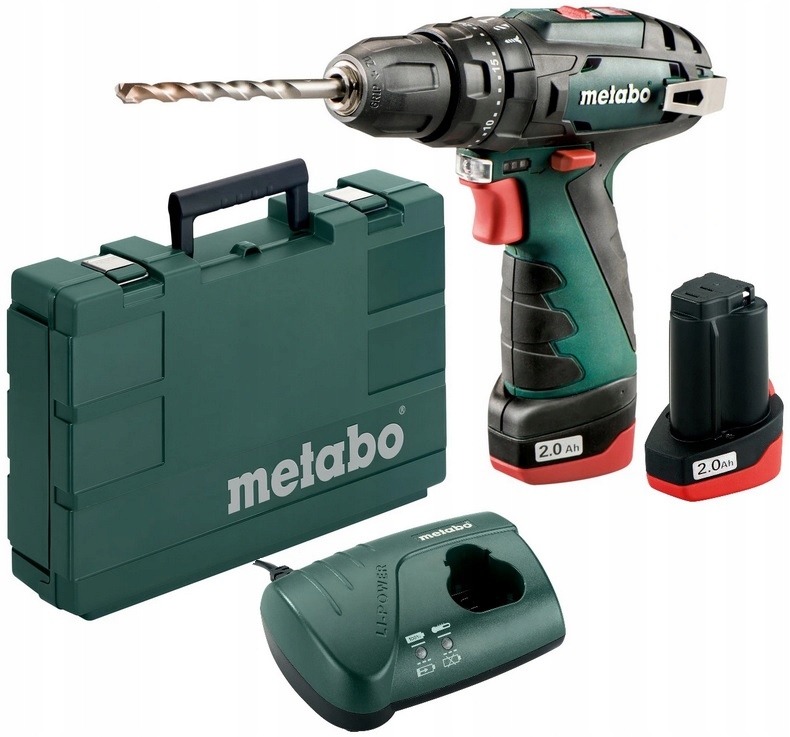 Akumulatorowa wiertarko-wkrętarka udarowa Metabo PowerMaxx Sb Basic 2 aku