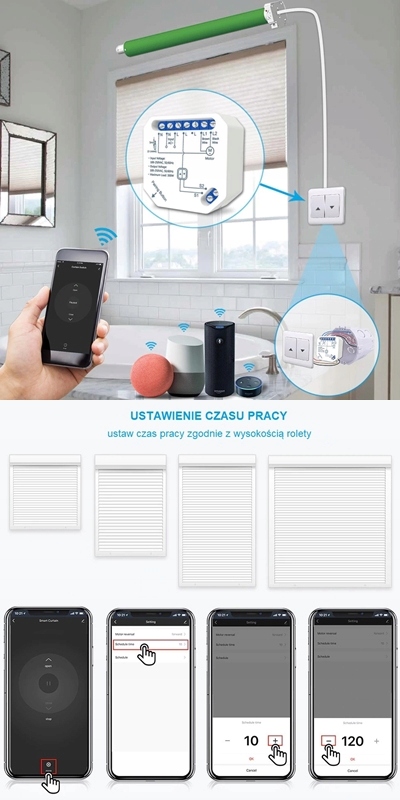 STEROWNIK ROLET + PILOT RF TUYA SMART LIFE WIFI EAN (GTIN) 6951461329718