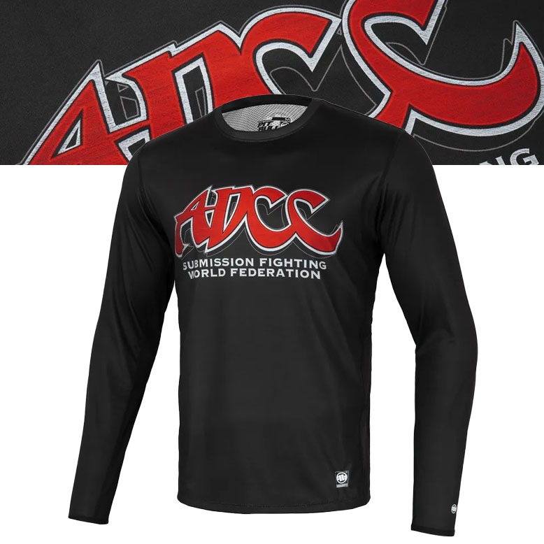 Męski Longsleeve Mesh Performance Adcc Pitbull West Coast Treningowy
