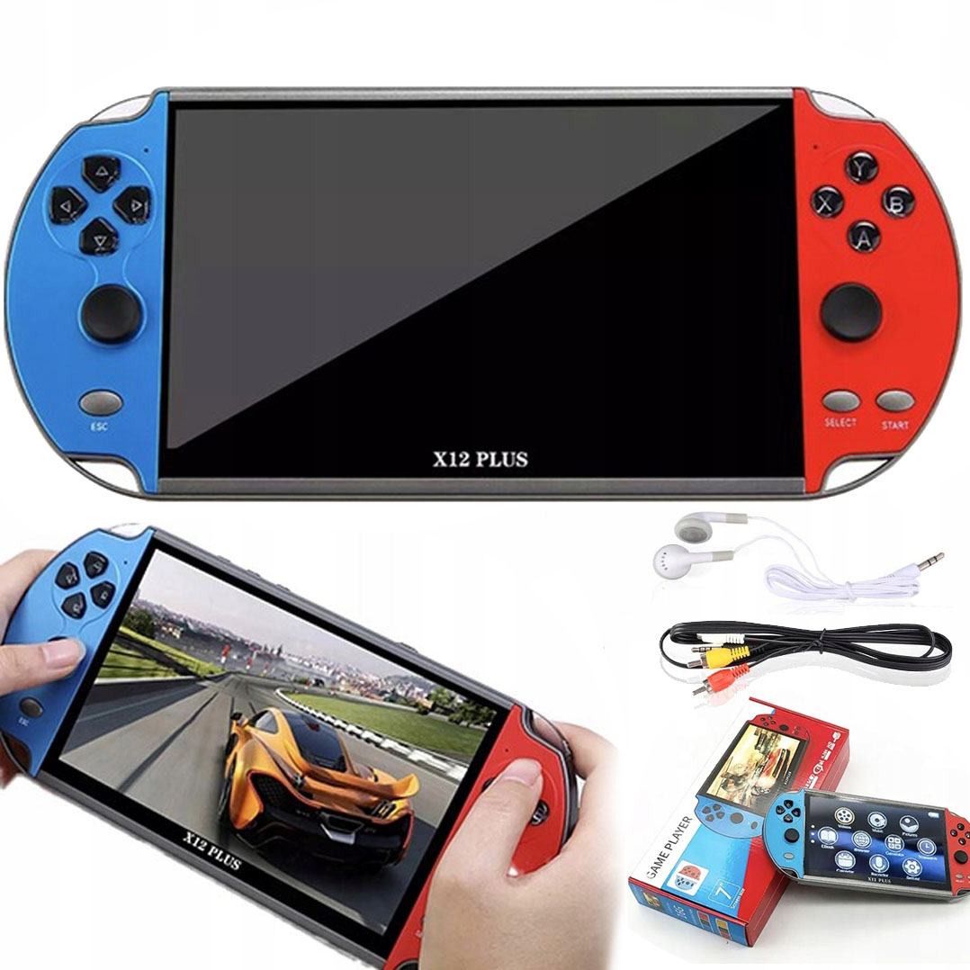 Przenośna Konsola Do Gier Plus Z 2 Joystickami I 2700GIER+ 16GB Polski