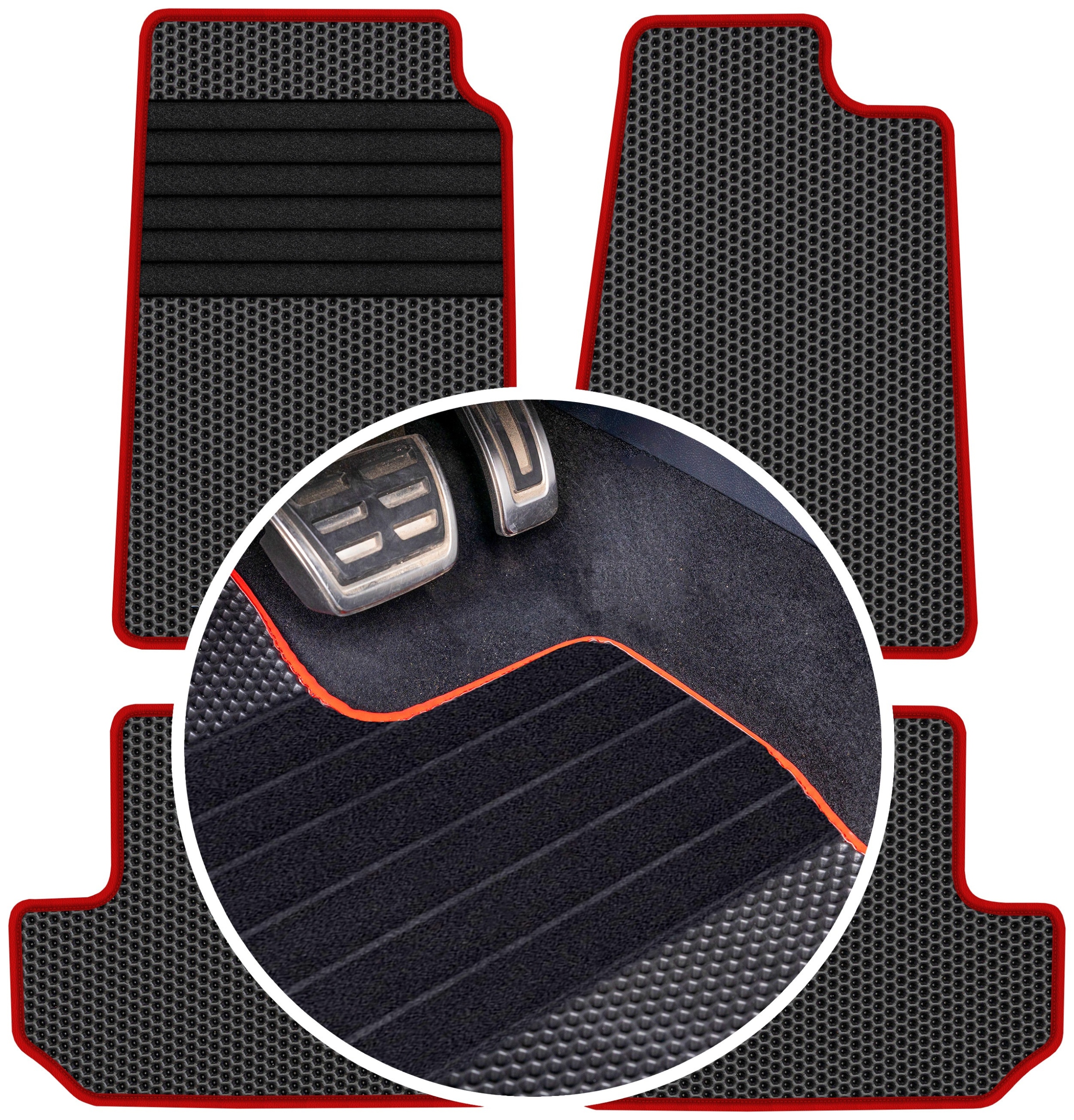 Jeep Wrangler III 2D 2011-2018 Gumové rohože Eva Eternity Plastry Medu