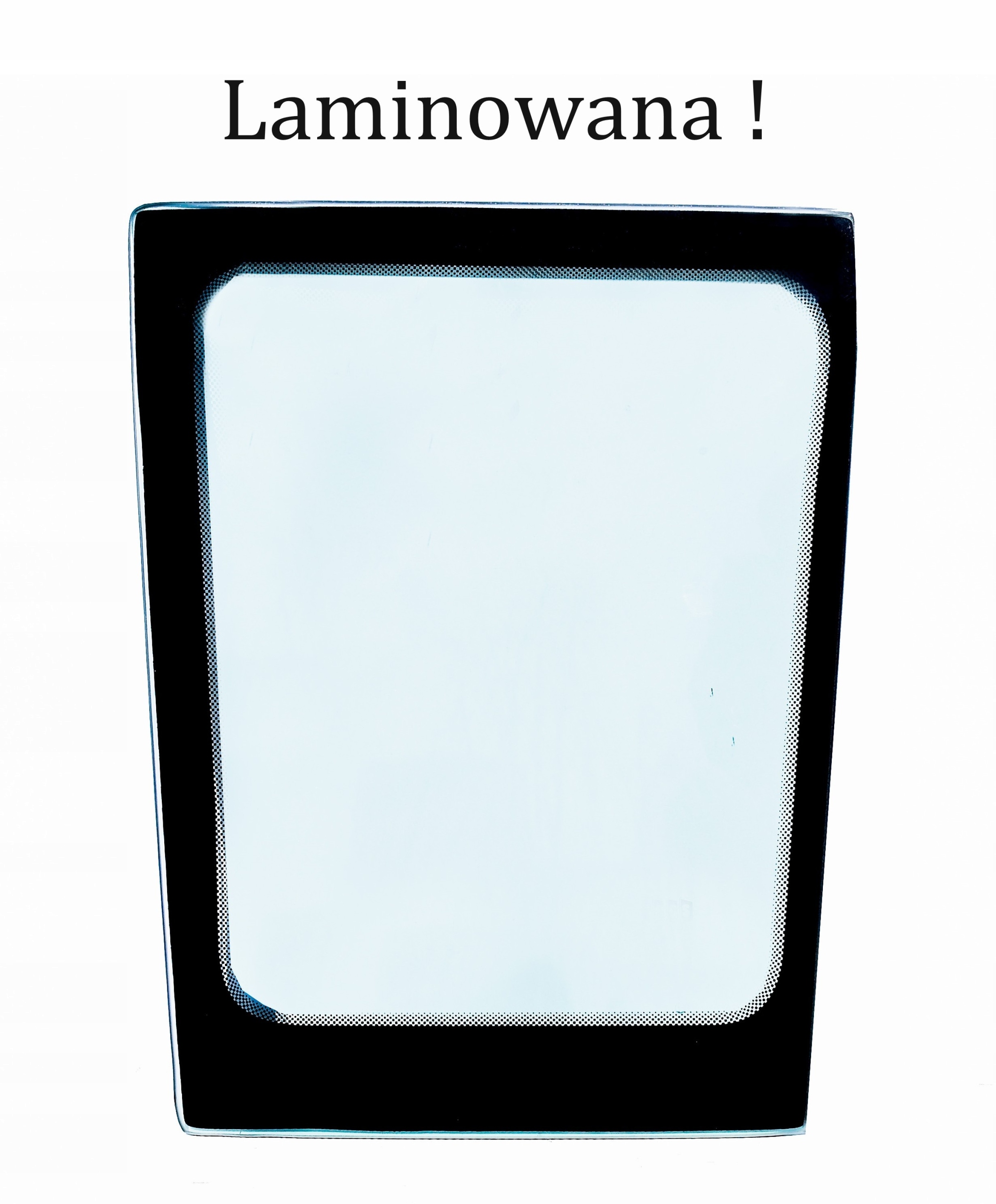 Стекло ламинированное переднее правое JCB 3CX P12 827/30564