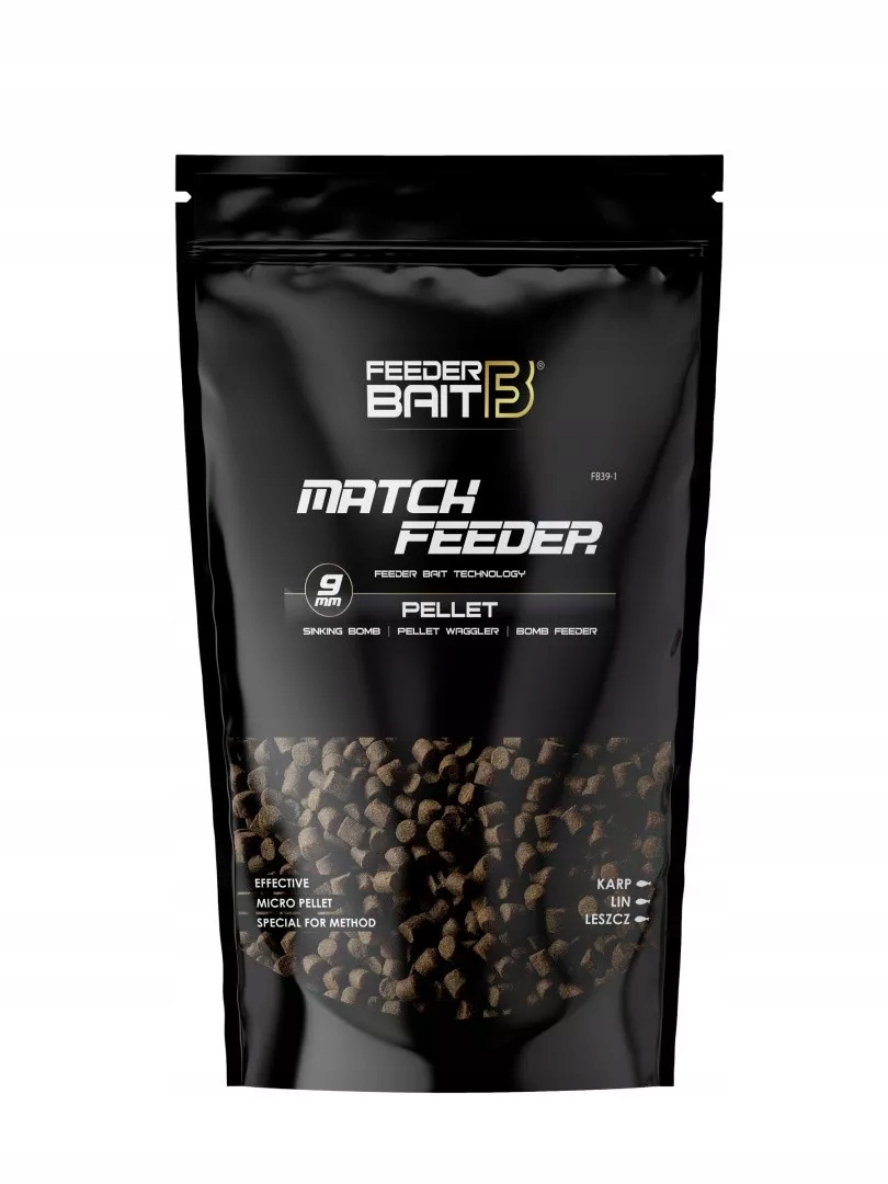 Pellet Feeder Bait Match 9mm 800g