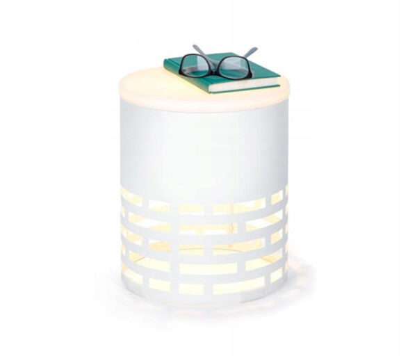 Venkovní Led lampa kulatá, bílá