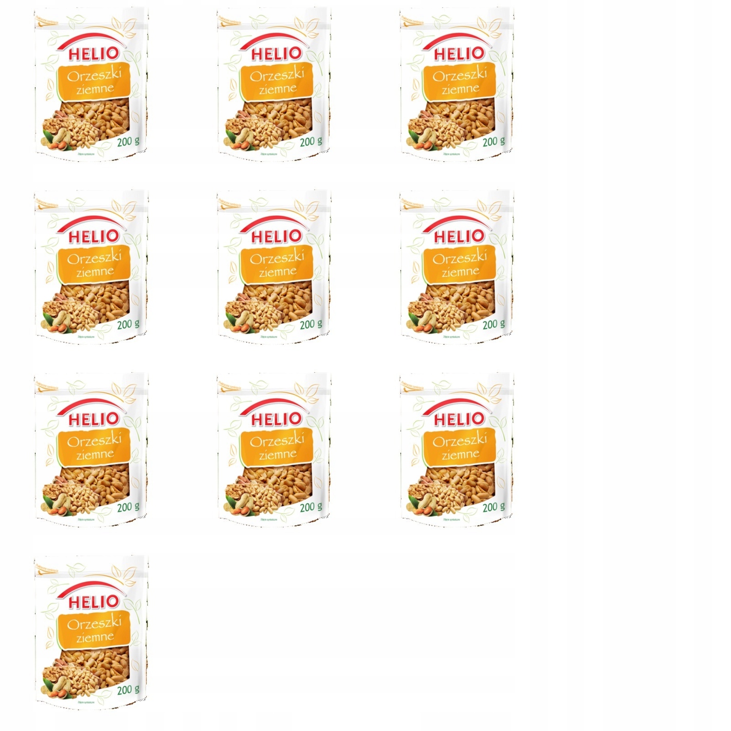 10x 200g Orzeszki Ziemne helio