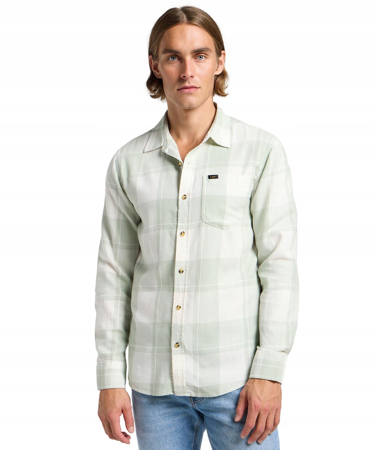Košile Lee Mercantile Shirt 112364117 Soft Sage XXL