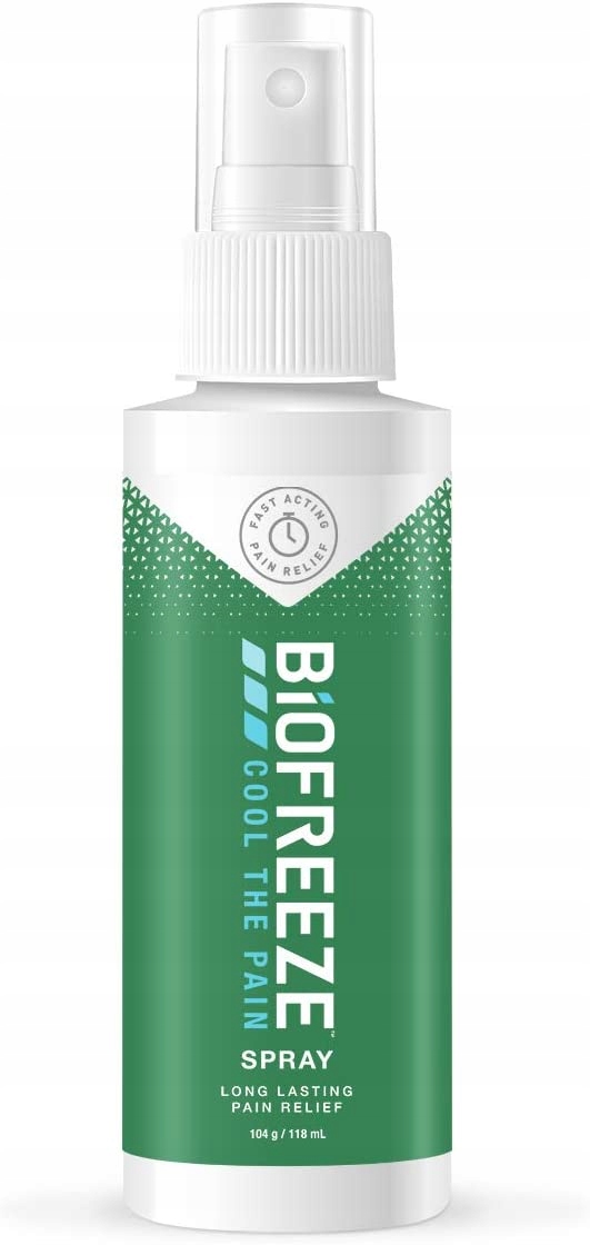 Biofreeze spray mocno chłodzący uśmierzający ból 118ml mocne działanie