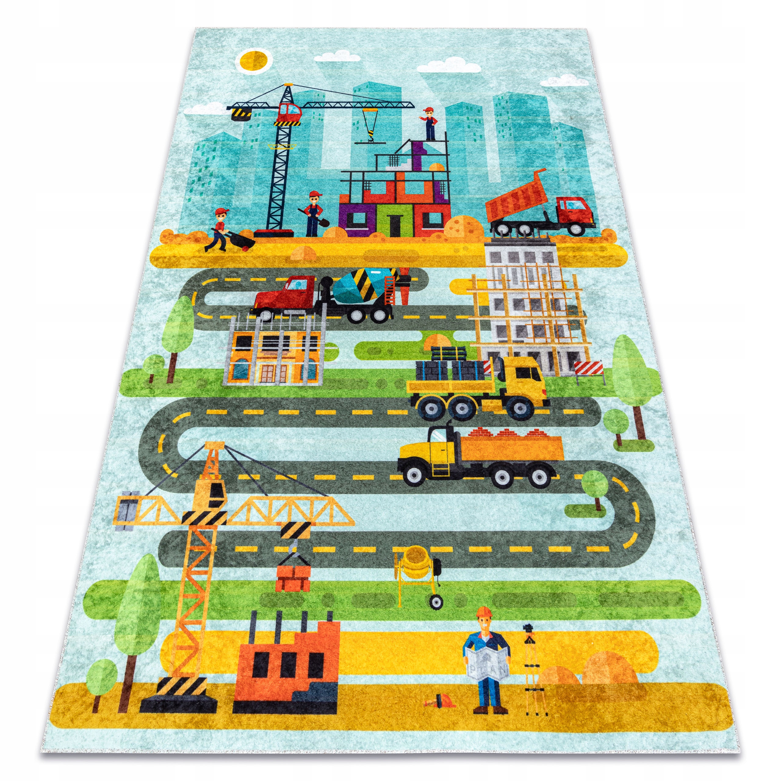 Dywan Do Prania Antypoślizg 160x220 Budowa #BR031