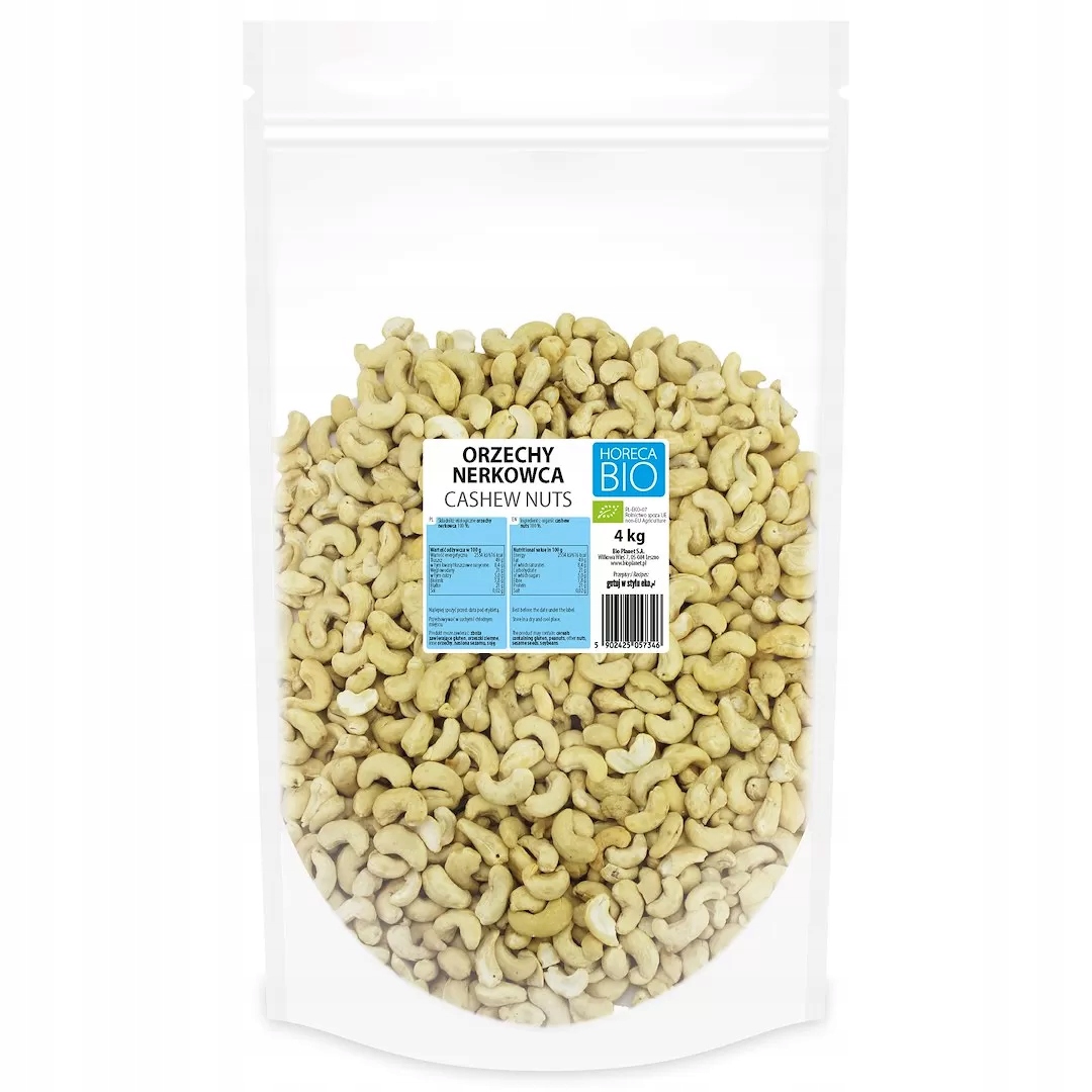 Kešu Ořechy Bio 4 kg Horeca (bio Planet)