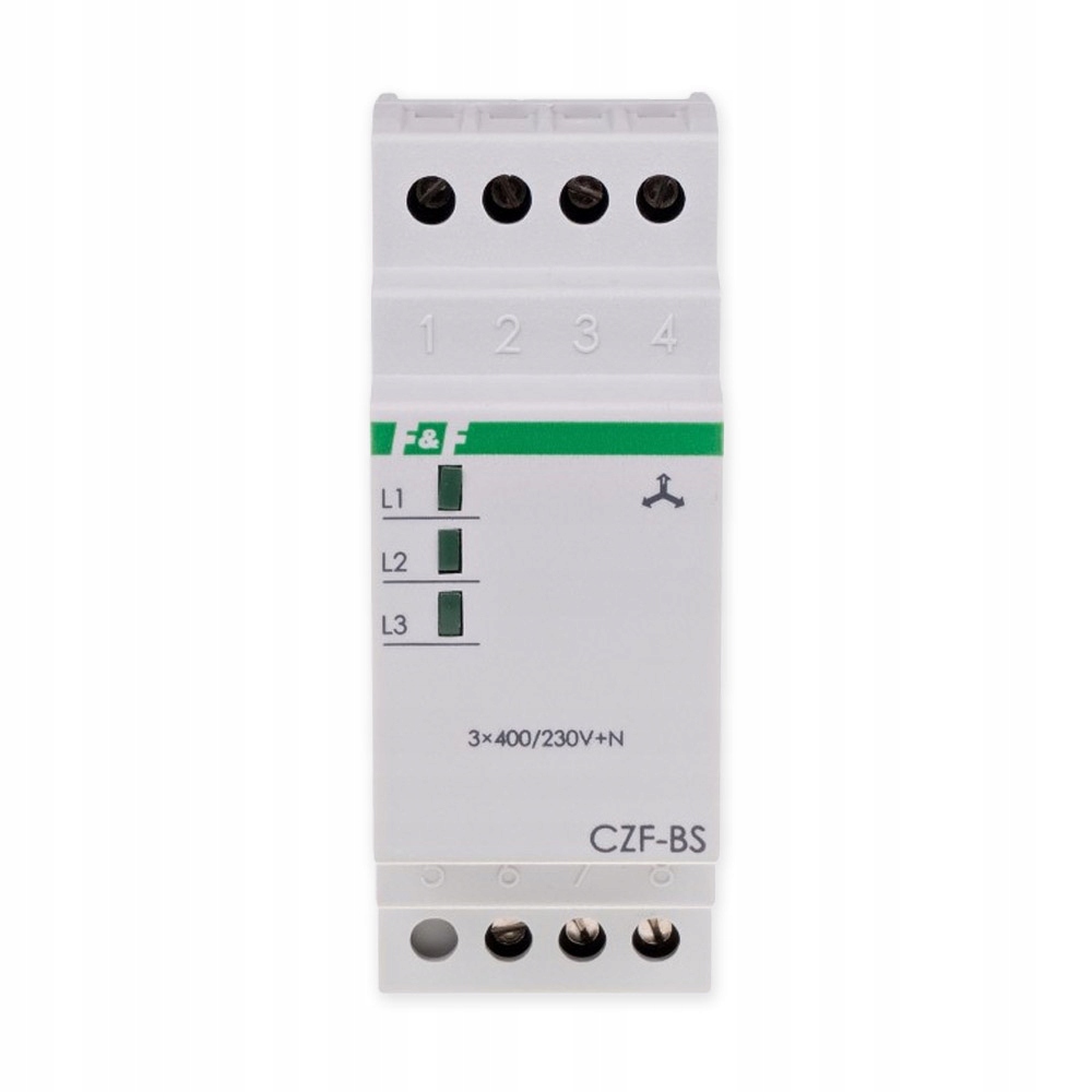 

F&f Czujnik Zaniku I Asymetrii Faz 10A Czf-bs