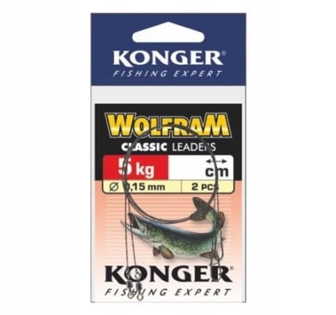 

Konger Przypon Wolframowy 20cm 5kg 2szt