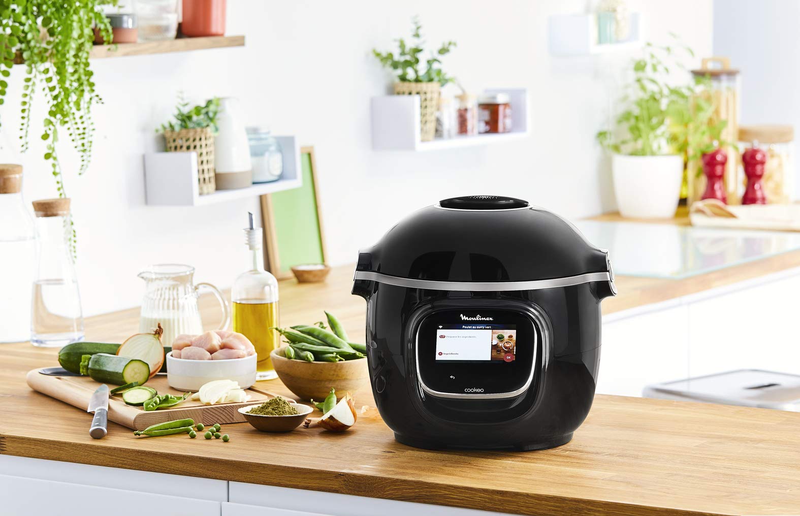 MOULINEX Cookeo Touch Multicooker Inteligentny Szybkowar WiFi Czarny — miniatura 7