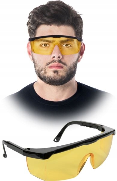 

Okulary robocze przeciwodpryskowe żółte Light