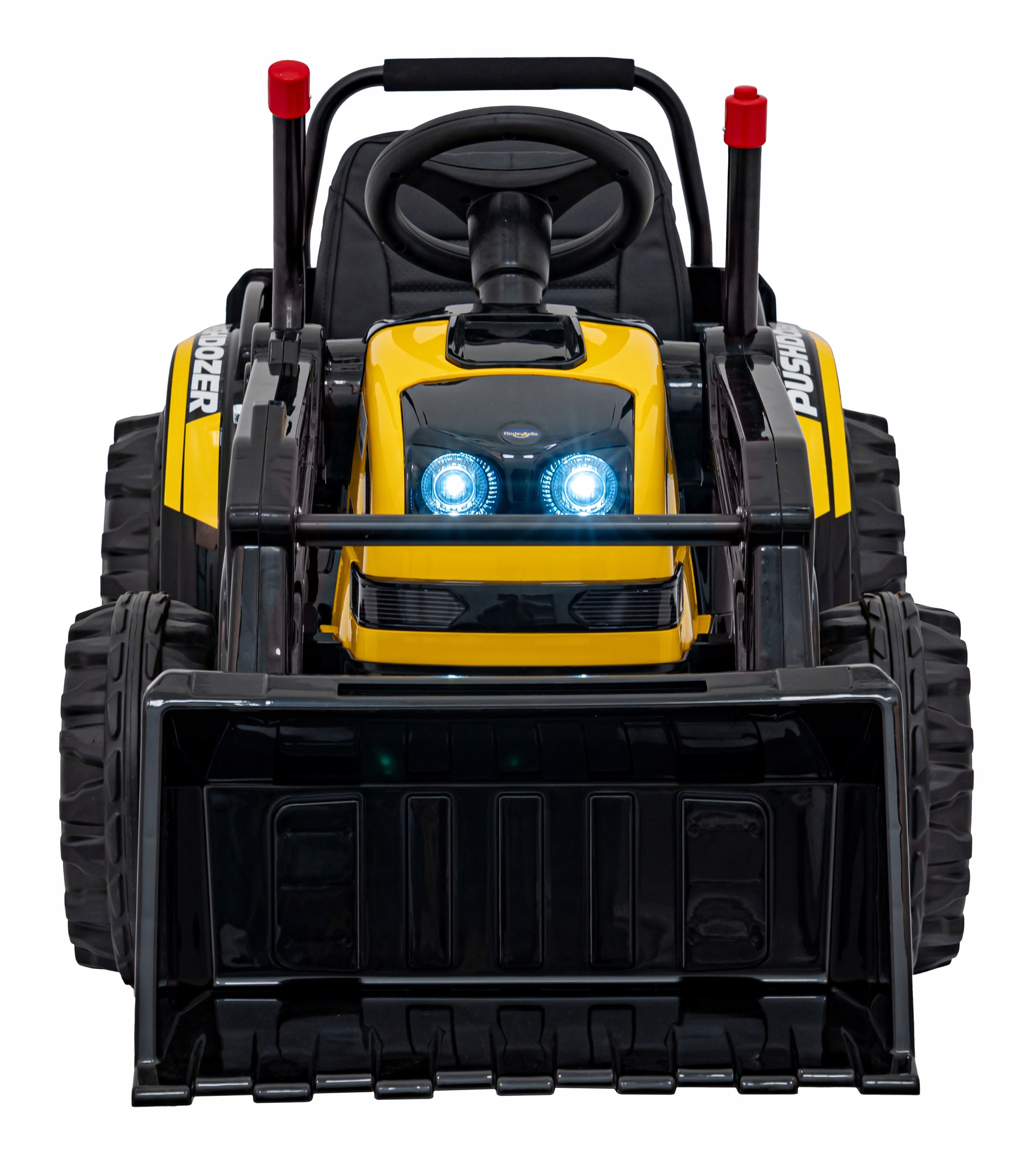 Koparka Traktor na akumulator dla dzieci Żółty Ruchome Ramię Łyżka Pilo