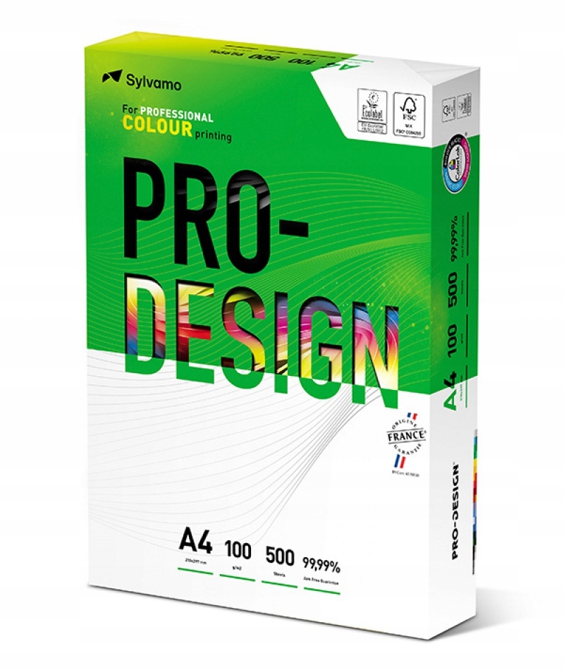 

Papier Biurowy Ksero A4 Satyna 100g Pro-design