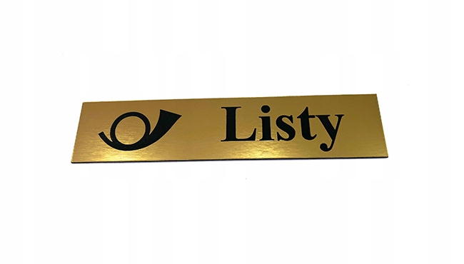 

Tabliczka na skrzynkę Listy