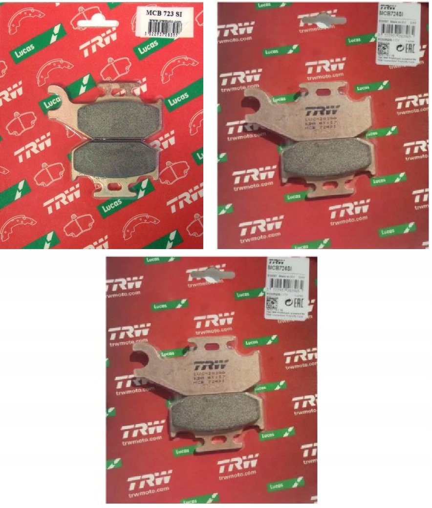 MCB723SI - Тормозные колодки ham TRW ATV Can-Am 800 Outlander 07-11