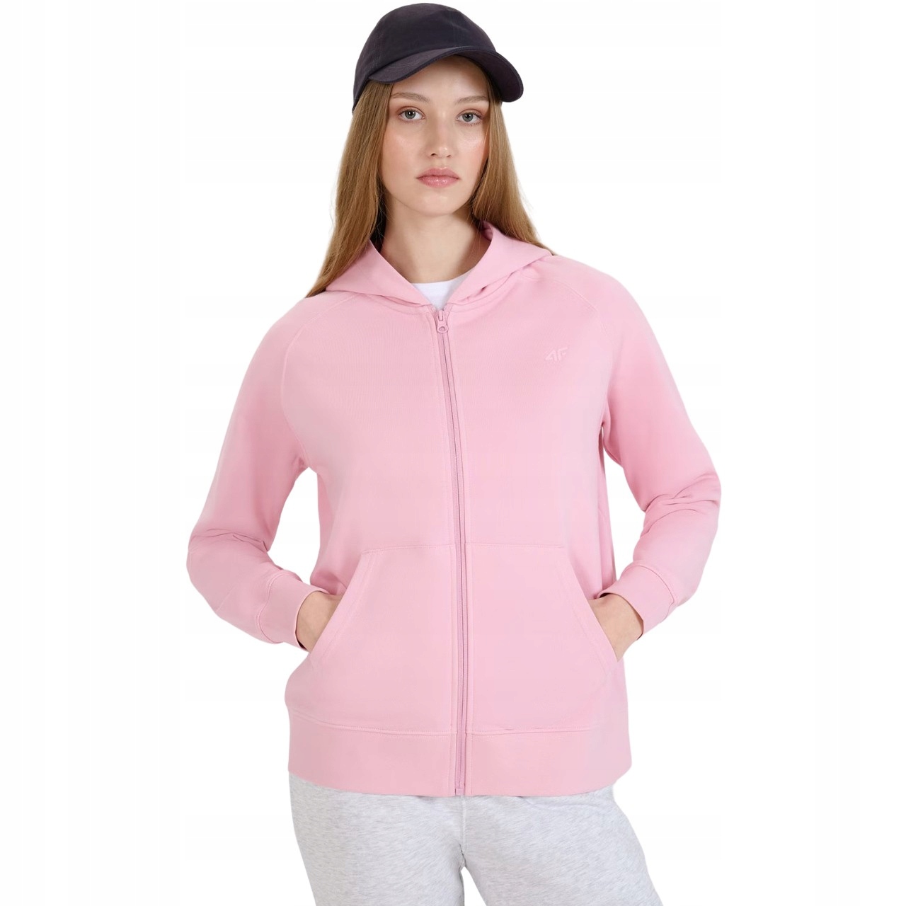 Dámská Mikina 4F světle růžová 4F WMM00TSWSF1763 56S