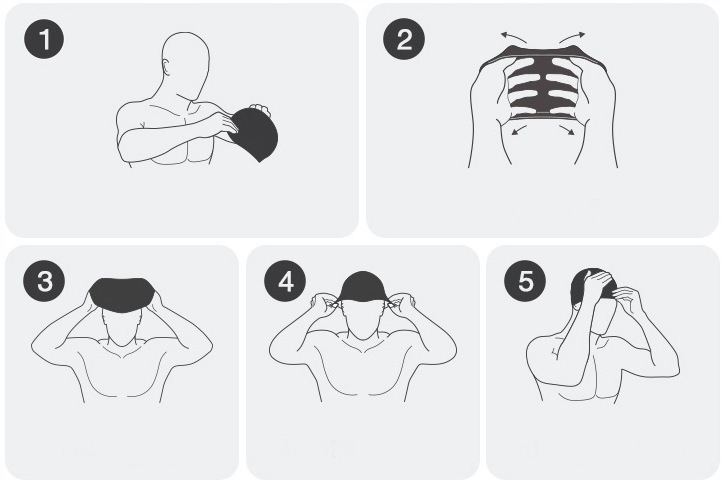 CZEPEK PŁYWACKI SILIKONOWY NA DŁUGIE WŁOSY BASEN DO PŁYWANIA Aqua-Sport Kod producenta SC100 - Purple