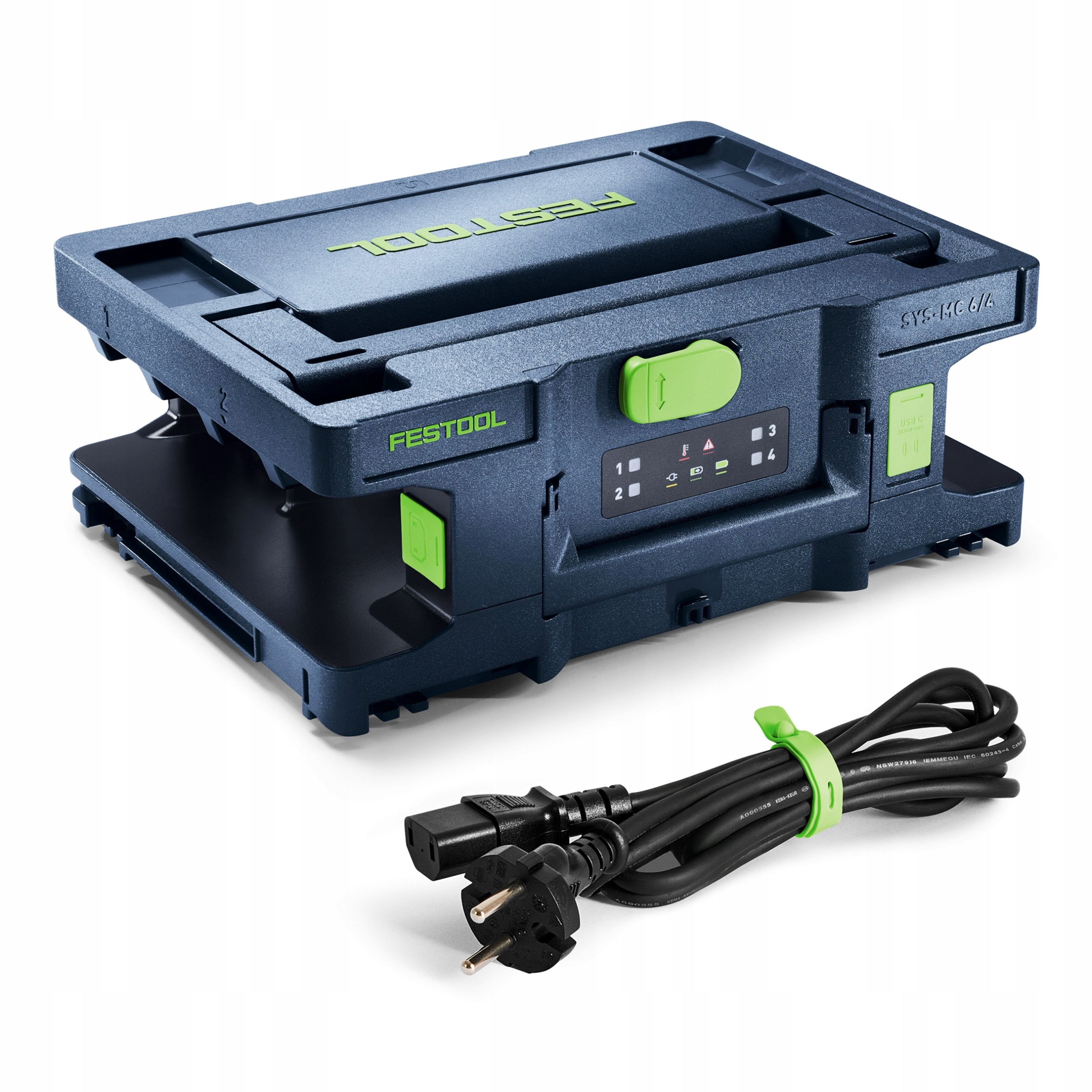 Ładowarka Festool Sys MC 6 4 szybka 18V do akumulatorów wydajna mocna