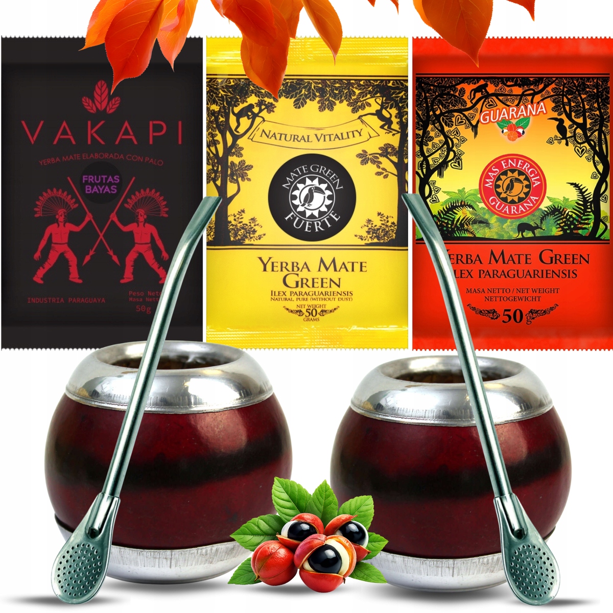 Levně Sada Yerba Mate Green na zimu Tykvy Premium Pro Dva