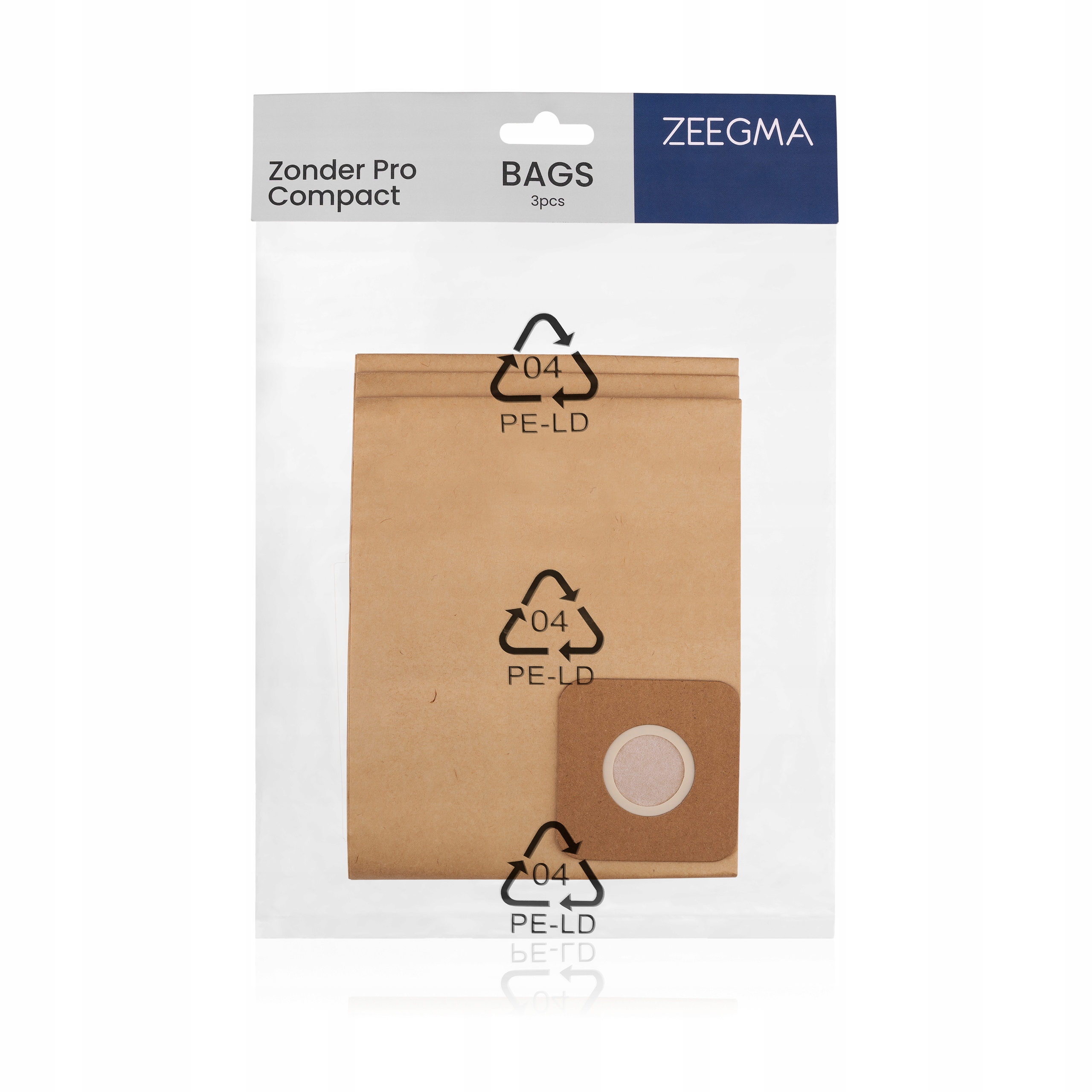 WORKI WOREK do Odkurzacza Zeegma Compact 30x15 ⌀ 4cm 6L 3szt UNIWERSALNE Marka OVERMAX