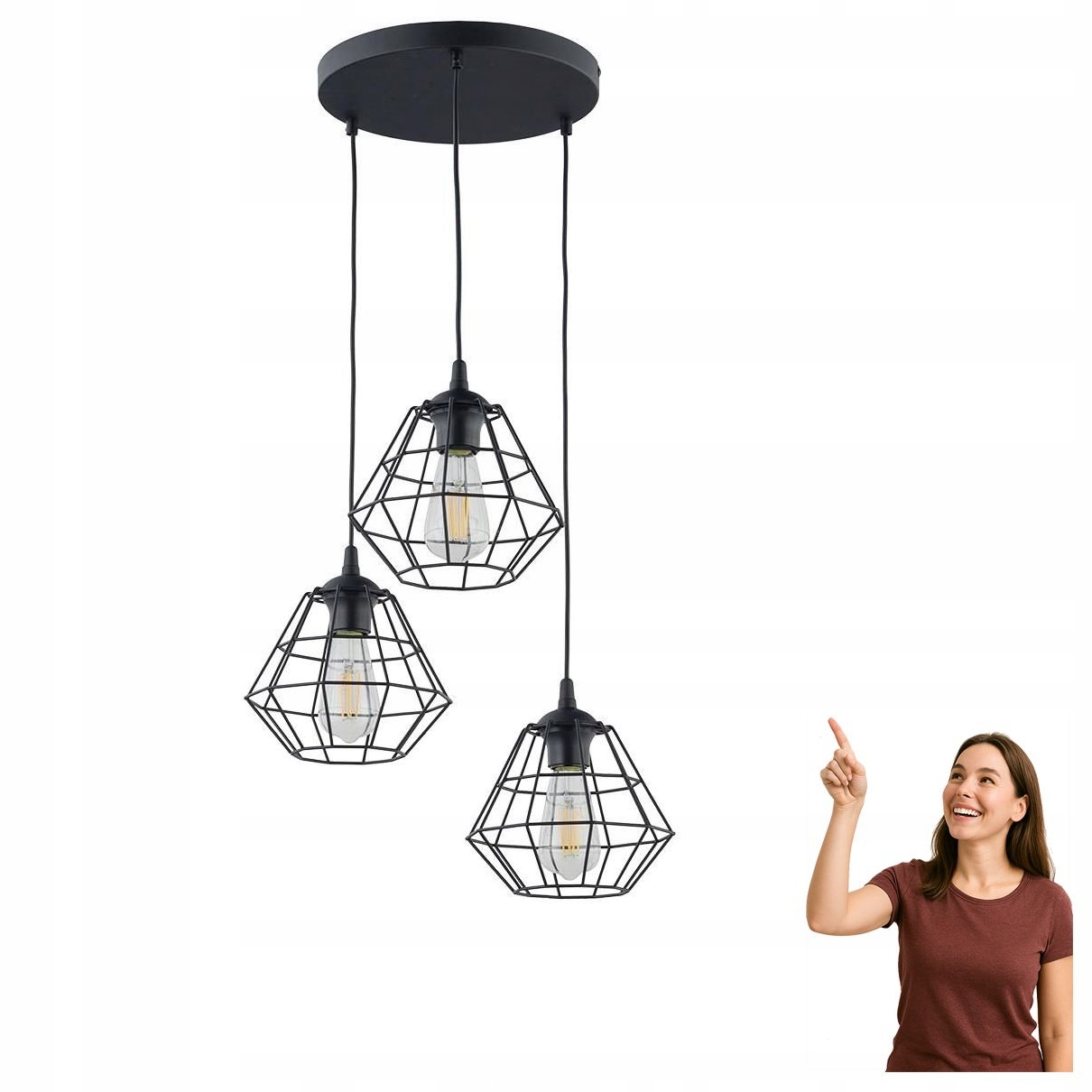 Závesná lampa Diamond New 6204 Tk Lighting