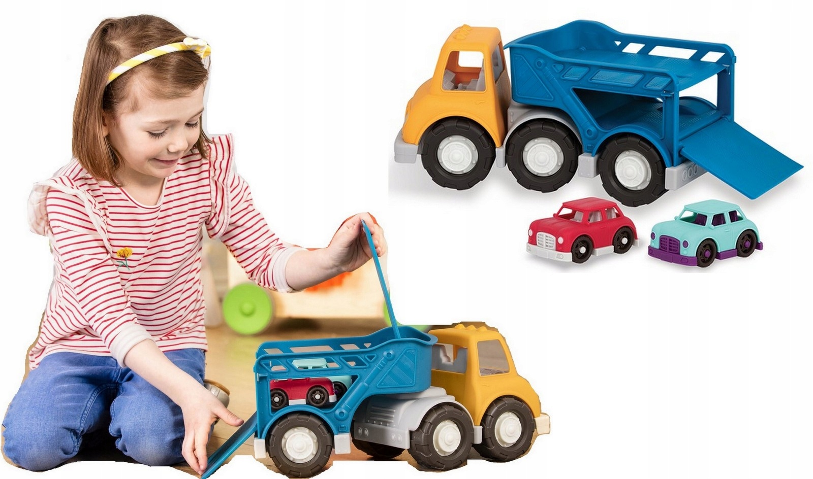 

B. Toys Laweta Ciężarówka z autkami Wonder Wheels