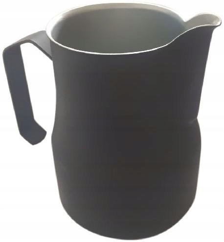 Dzbanek do spieniania mleka czarny stalowy 750ml