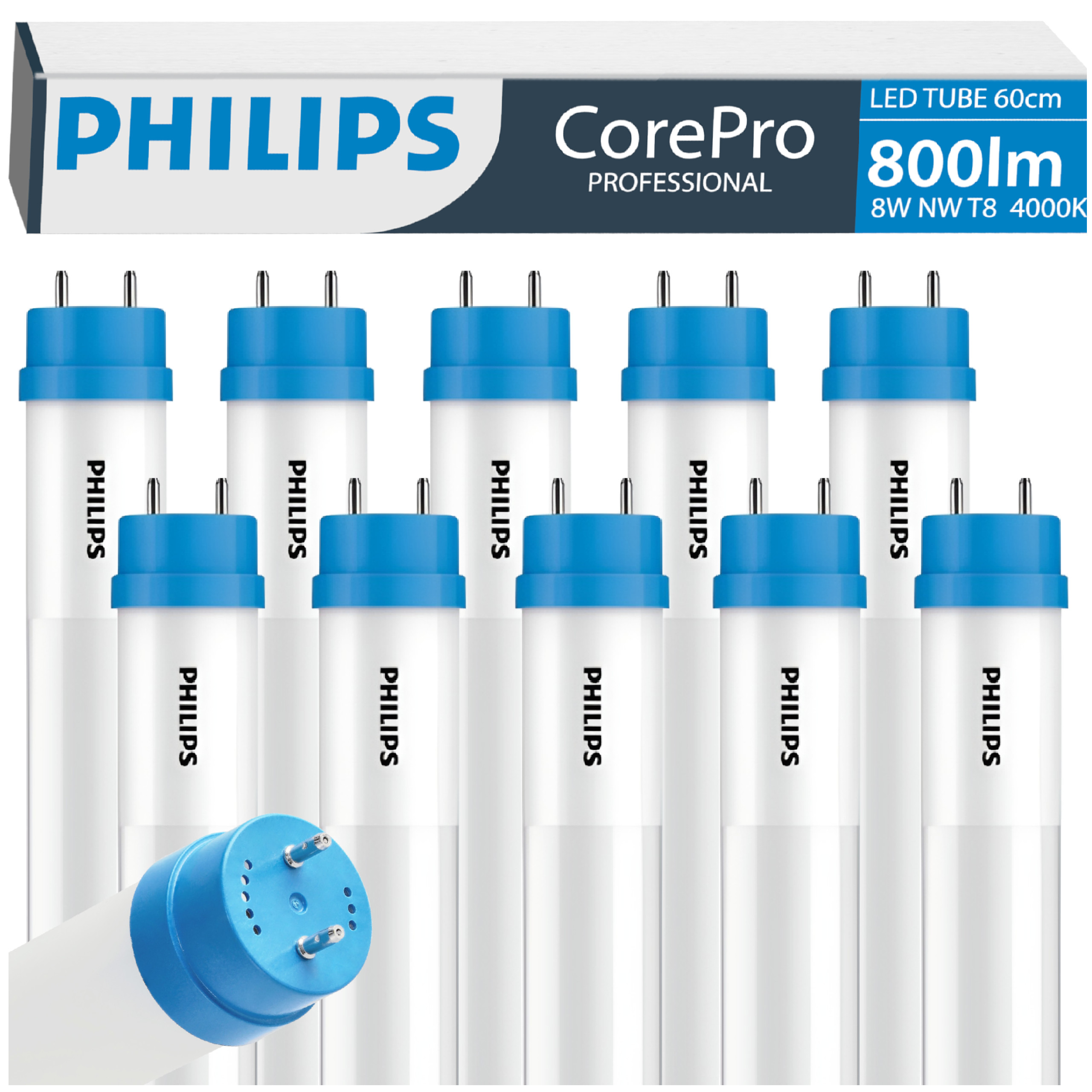 Philips Led žárovka Tuba 60 cm 8 W 18 W 800 lm 4000 K CorePro 10 x Tuby