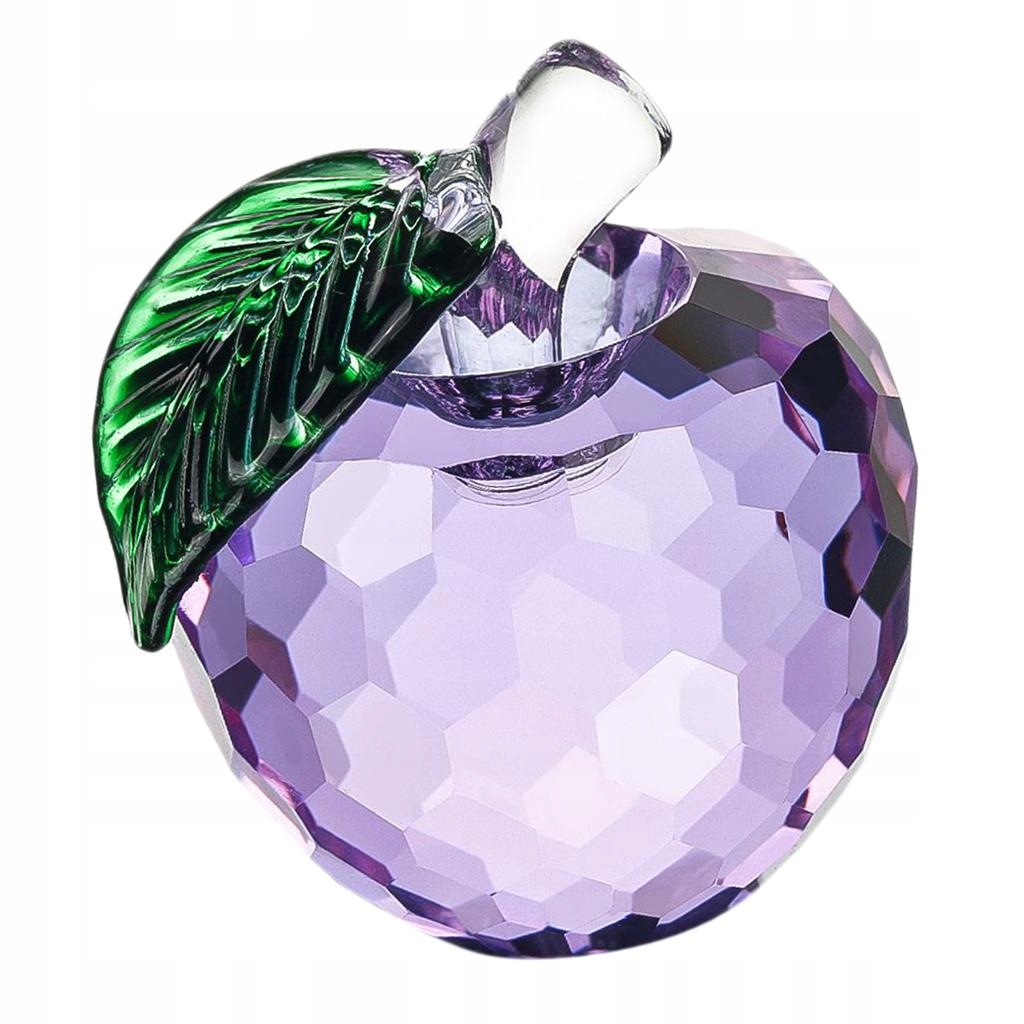kolorowe jabłka z kryształu,odcienie fioletowego Producent inna