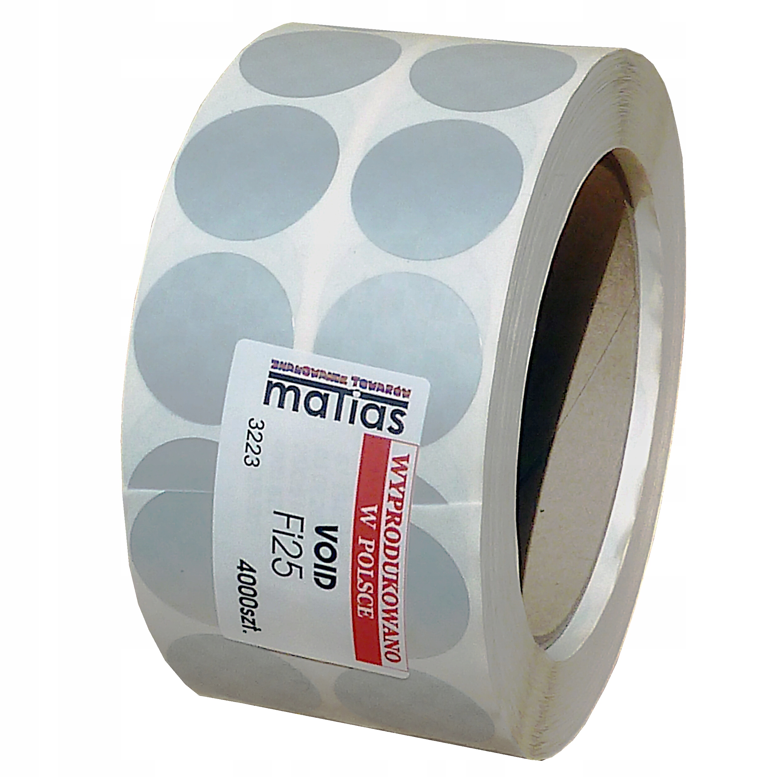 Plomby Stickery Void Strieborný Mat fi25