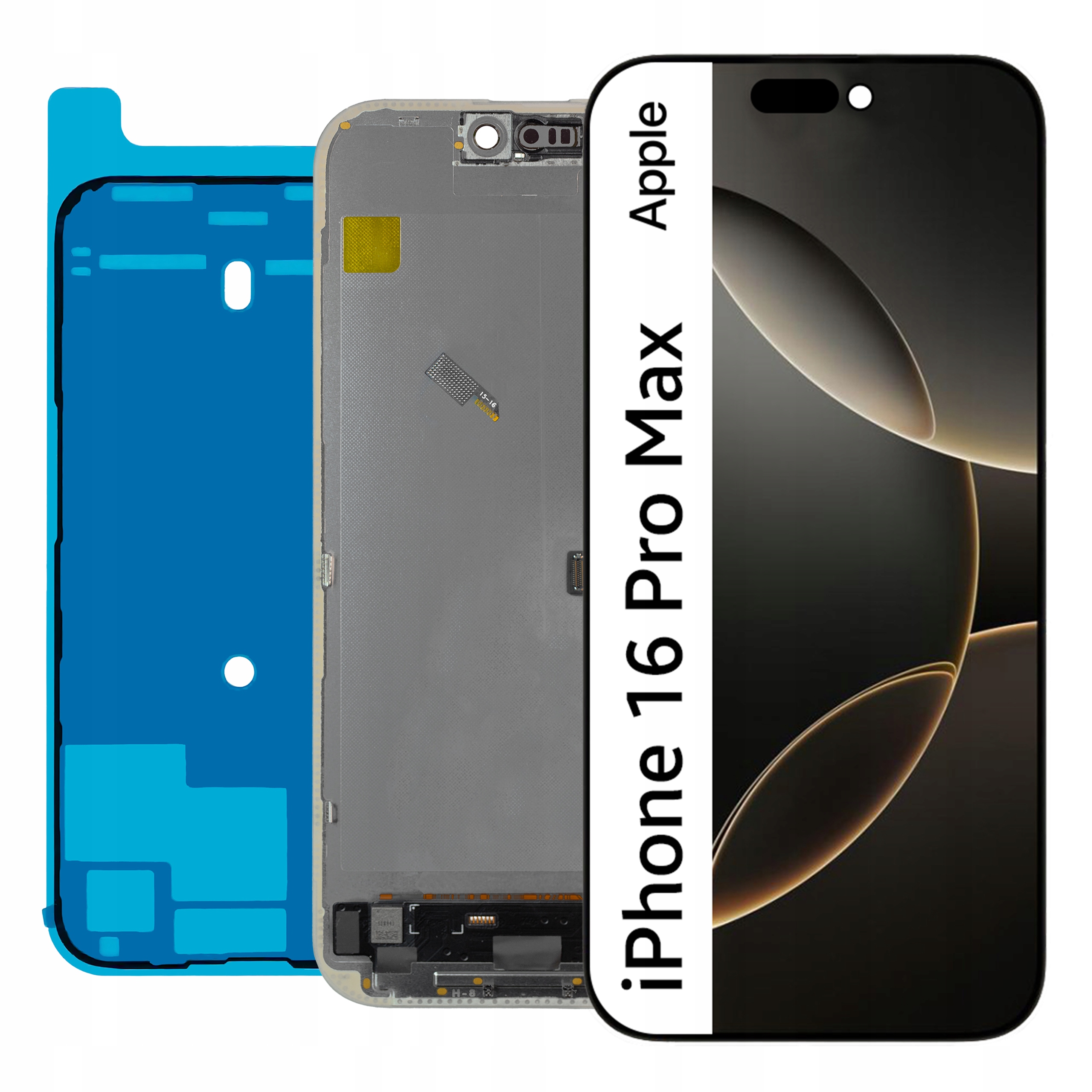 A3296 A3084 LCD pro iPhone 16 Pro Max Displej Obrazovka Soft Oled