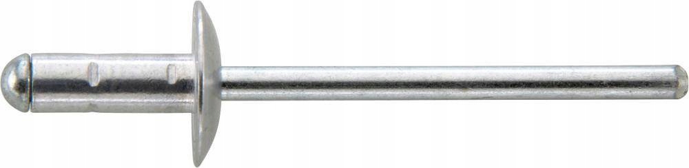 Nit jednostranný uzáver, alum./oceľ, s veľkým lbom 4x10 mm Gesipa