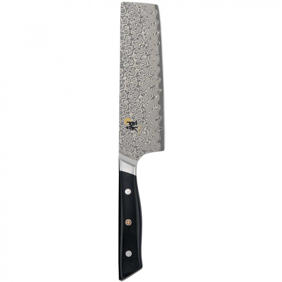 Nôž Nakiri Miyabi 800DP na sekanie zeleniny 17 cm japonský damašský