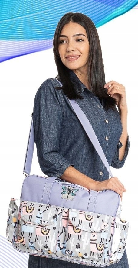 TORBA DLA MAMY ORGANIZER DO WÓZKA TATY PLECAK WZORY KOLORY ALPAKA 3w1 Marka Bergens