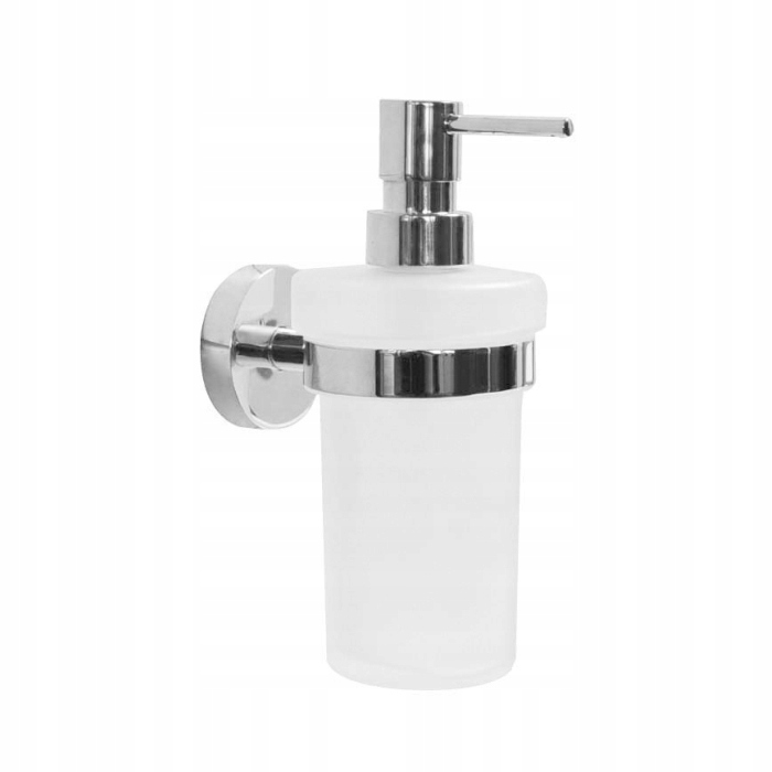 Sapho X-round dávkovač mydla mliečne sklo 230 ml mliečne sklo XR101