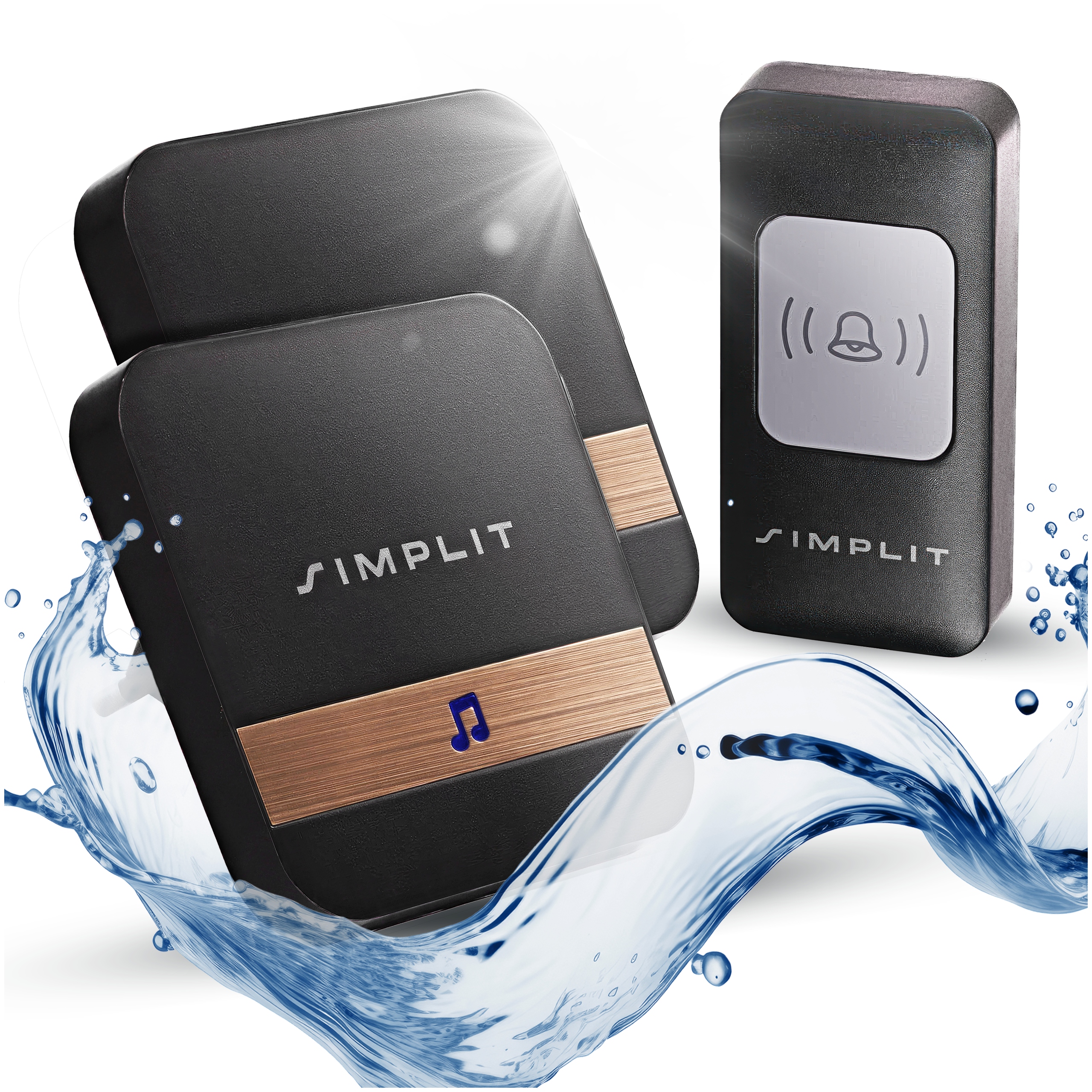 Bezdrátový Zvonek Simplit Voděodolný X2 Vysílač IP44