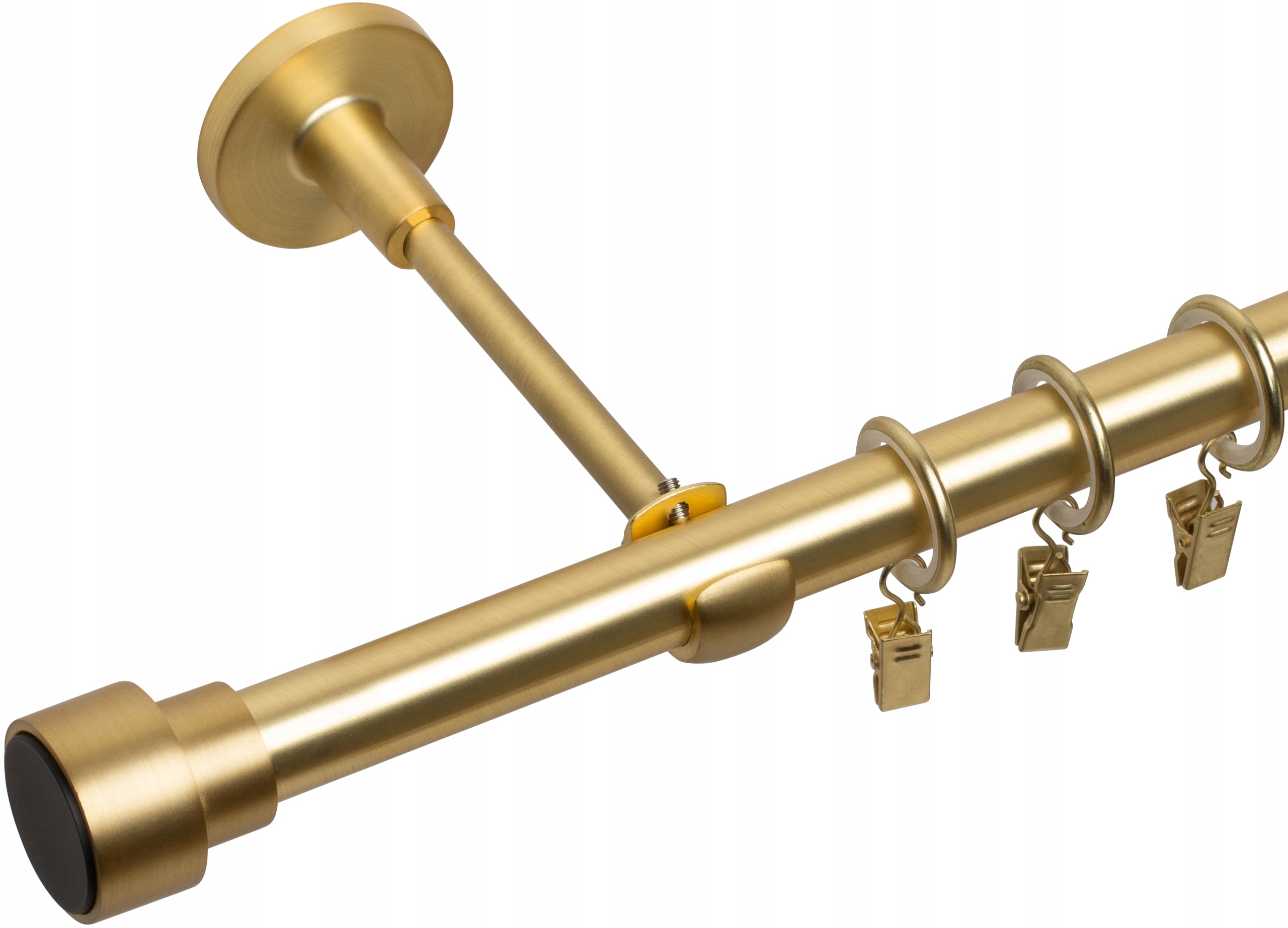 

Karnisz Pojedynczy Mosiądz Mat 19 mm 160 cm