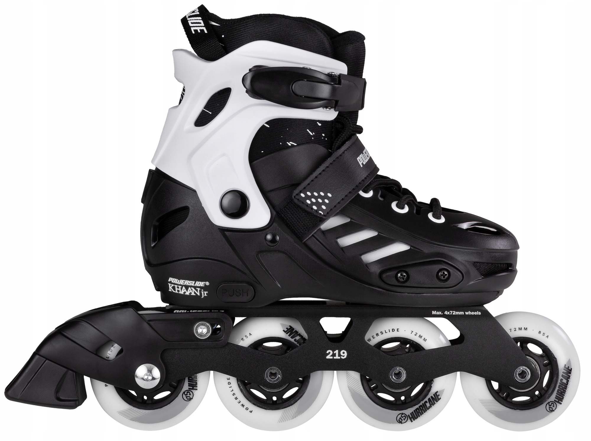 Powerslide Dětské kolečkové brusle Powerslide Khaan Junior Sqd Black, 4x, 6