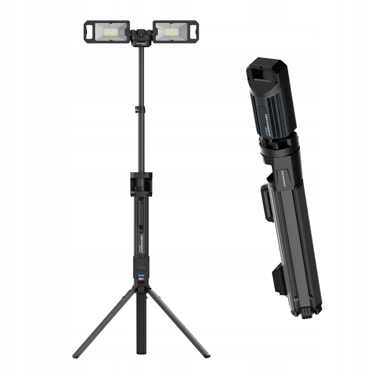 

Scangrip halogen statyw 5000 lm Tower 5 03.6105C