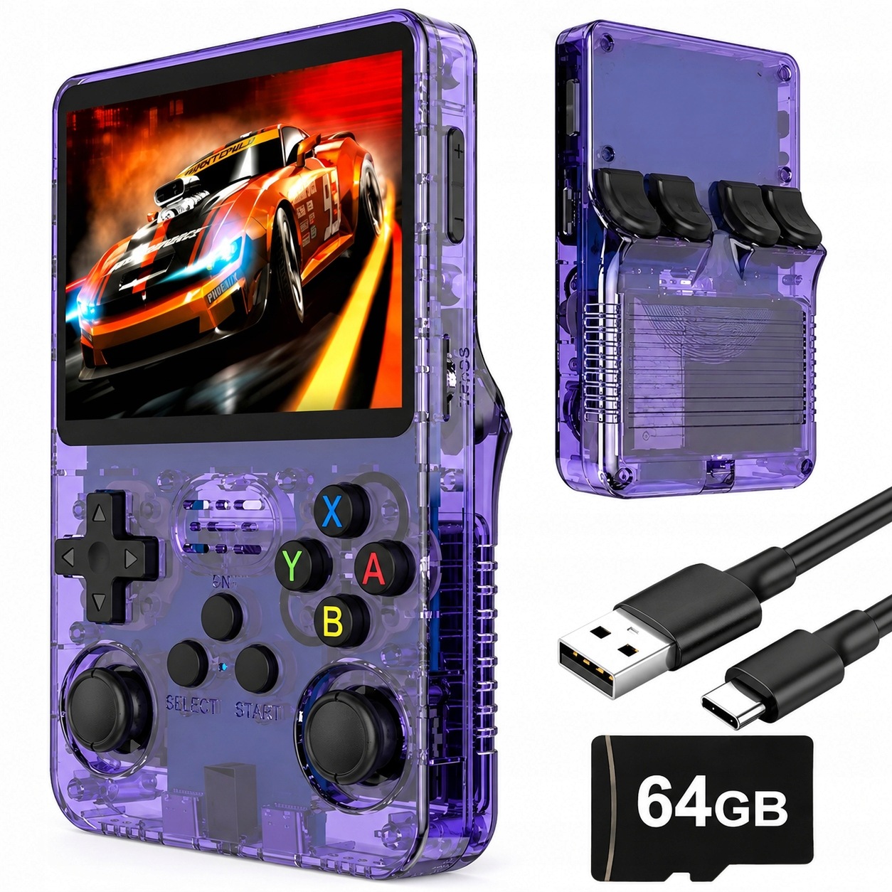 R36S Retro Herní Konzole 21 000 Vybraných Klasických A Skvělých Her