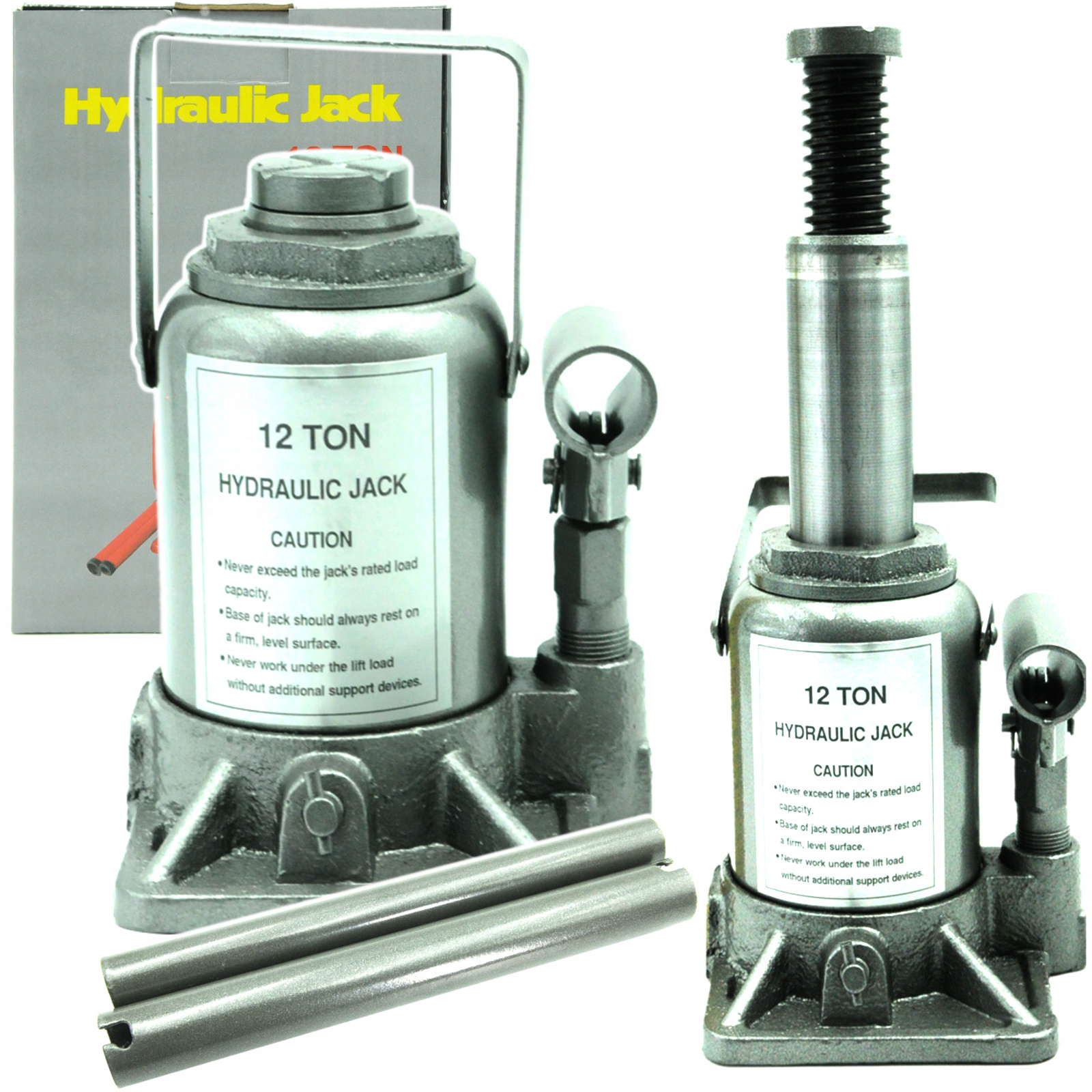 

Podnośnik Słupkowy Hydrauliczny 12T Lewarek Niski