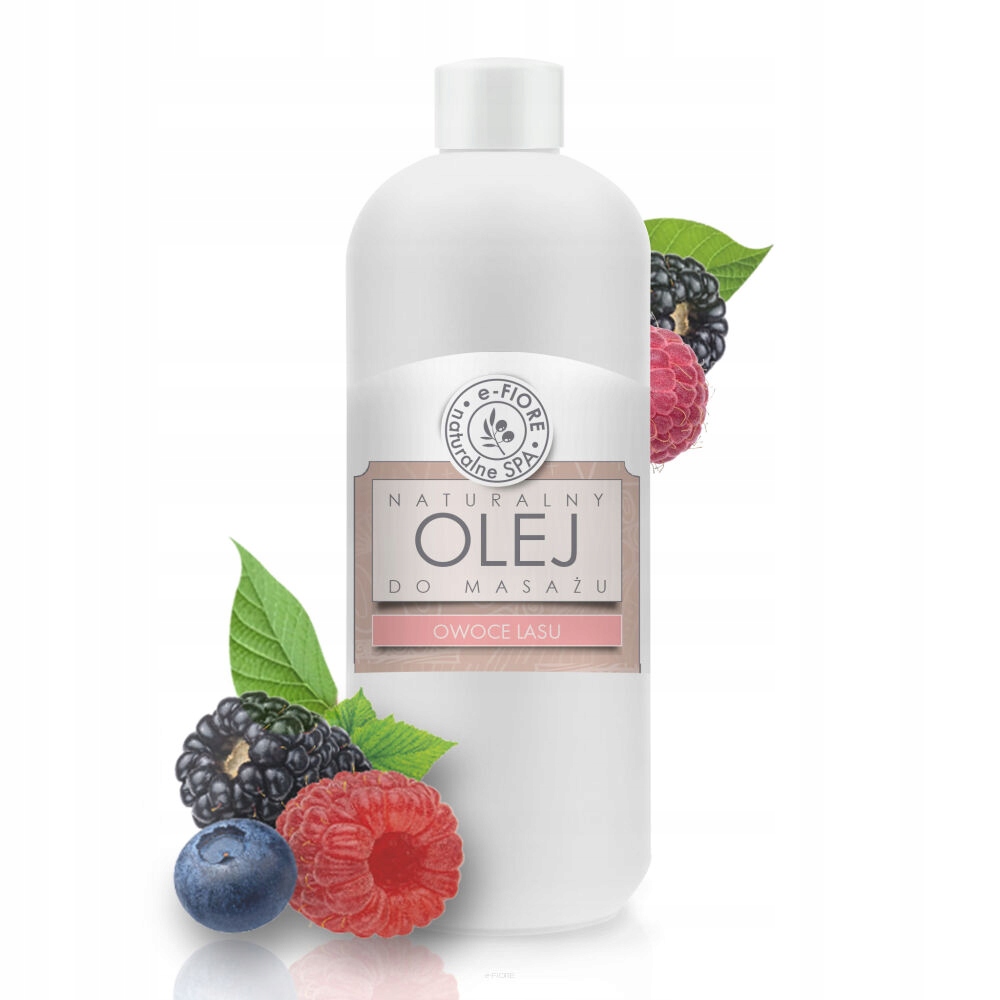 E-fiore Masážní olej s vitamínem E 100% přírodní Lesní Plody 500 ml