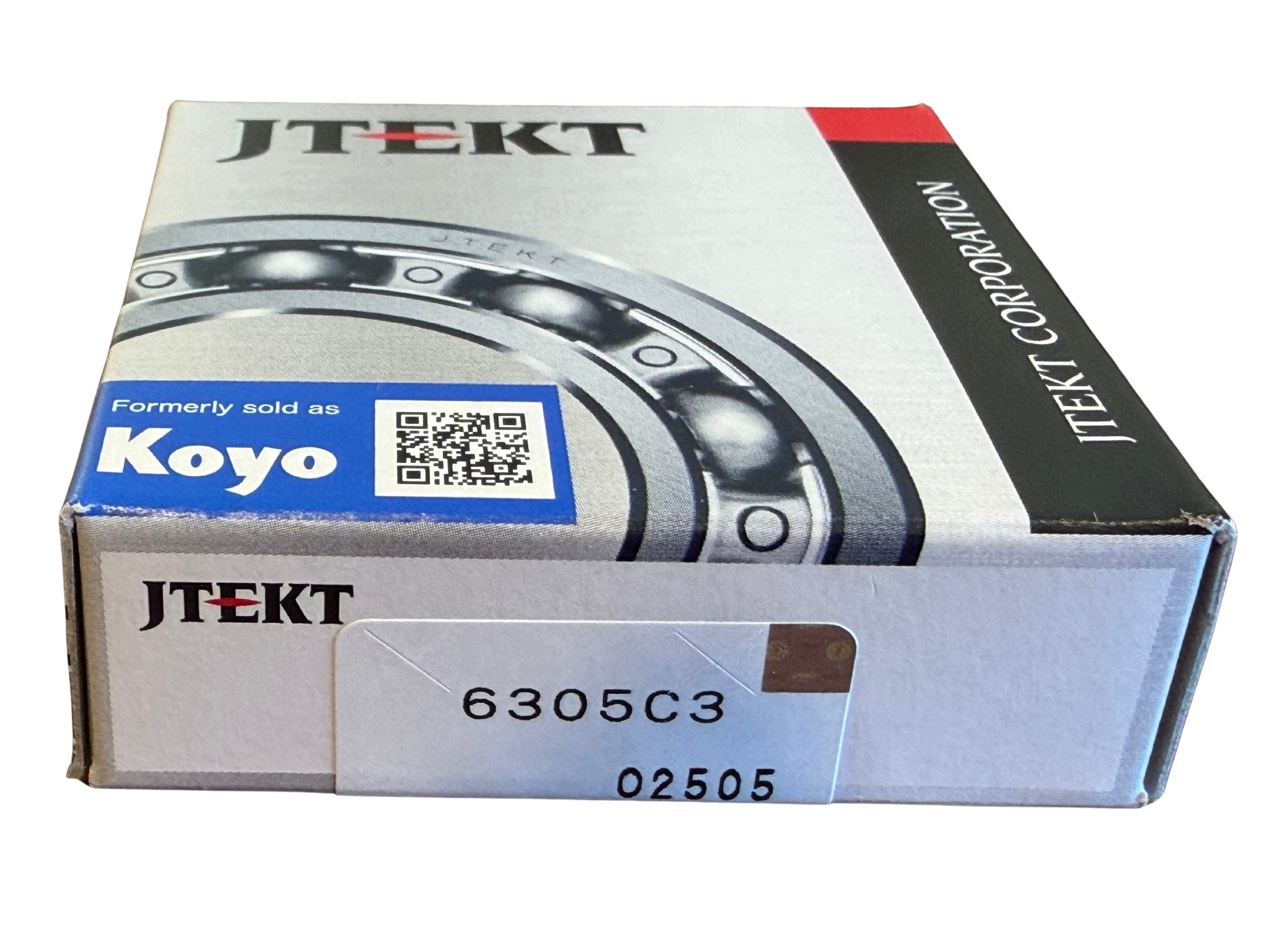 Łożysko wału korbowego 6305 C3 Koyo-japan 25X62X17 mm, kosz stalowy