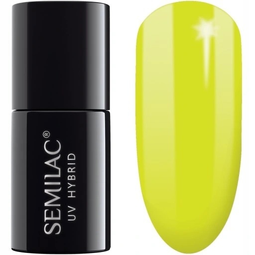 

Semilac lakier hybrydowy 040 Canary Green mini 3ml