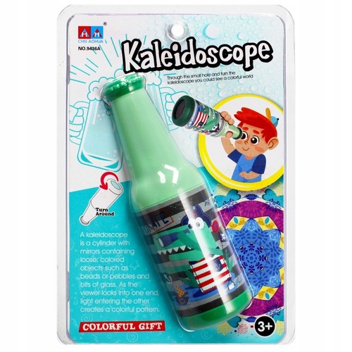 KALEJDOSKOP BUTELKA 15 CM WESOŁE ZWIERZĄTKA 3+ Rodzaj kalejdoskop